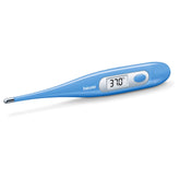 Beurer Glass 791.13 Digital Fever Oral Thermometer Ft09 Medicinal Temperature Measurment (Blue), Pack Of 1