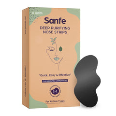 Sanfe Deep Purifying Nose Strips for Women & Men - With Fuji Green Tea & Witch Hazel Extracts (Pack of 6) - Beauty from Sanfe - Shop in Sri Lanka at Arcade.lk