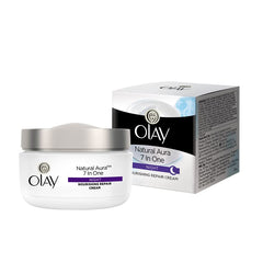 Olay Natural Aura Night Cream | Nourishes Skin for Healthy Glow | Fights 7 Signs of Ageing | With Niacinamide and Vitamin E | Normal, Oily, Dry, Combination Skin | 50g - Beauty from Olay - Shop in Sri Lanka at Arcade.lk