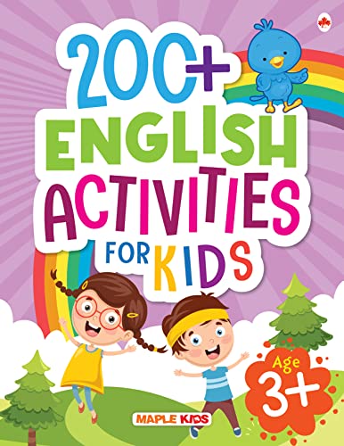 English Activity Book for Kids - 200+ English Activities - Book for Kids Age 3+ - Nouns - Verbs - Phonics - Sight Words - Early Learning - Book from Maple Press - Shop in Sri Lanka at Arcade.lk