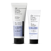 Deconstruct Cleanse & Hydrate Duo – Salicylic Acid Face Wash 100ml + Oil-Free Moisturizer 50g | For Oily, Acne-Prone & Combination Skin | Gentle Cleanse + Non-Oily Hydration | Unisex Skincare