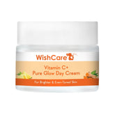 WishCare Pure Glow Vitamin C Face Cream for Women & Men - Day & Night Cream - For Glowing, Bright, Young and Pigmentation Removal, 50 gm