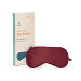 WiseLife Natural Mulberry Silk Eye Mask, Ultra Smooth Adjustable Sleep Mask | For Sleeping, Travelling, Relaxation, Blind Fold & Meditation | Eye-cover Light blocker (Maroon)