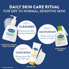 Cetaphil Hydrating foaming Face Wash, Cream to Foam Cleanser 236ml | Niacinamide, Pro-Vitamin B5 & and Aloe for Gentle Cleansing - Beauty from Cetaphil - Shop in Sri Lanka at Arcade.lk