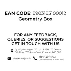 Classmate Invento Geometry Box | Rust Resistant Instruments - Office Product from Classmate - Shop in Sri Lanka at Arcade.lk
