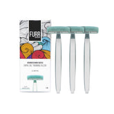FURR Bikini Line Razor With Chromium and PTFE Coated Reusable Blade | With Protective Sleeve & Anti Slip Grip | Painless Hair Removal | Irritation & Rash Free Shaving | For Women | Pack Of 3 - Drugstore from FURR By Pee Safe - Shop in Sri Lanka at Arcade.lk