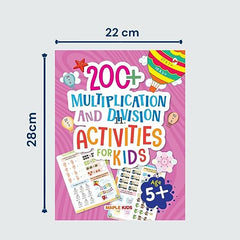 Math Activity Book for Kids - 200+ Multiplication and Division for Age 5+ Years - Math Activities for Children - Learn to Multiply and Divide - Book from Maple Press - Shop in Sri Lanka at Arcade.lk