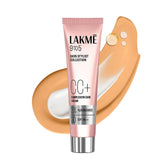 Lakme 9 to 5 CC Cream Honey with 3% Niacinamide Complex SPF30 PA++ | 90% lightweight moisturizing cream for Care & 10% Foundation for Care |Conceals Dark Spots| Brightens Skin |30 g