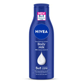 NIVEA Nourishing Body Milk 200ml Body Lotion with Deep Moisture Serum | 48 H Moisturization | With 2X Almond Oil | Smooth and Healthy Looking Skin |For Very Dry Skin