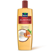 Parachute Advansed Almond enriched Coconut Hair Oil with Vitamin E 300ml|Nourishes & Softens Hair | Helps Control Hair Fall| Helps Promotes Hair Growth | Up to 2x Softer Hair|Non-Sticky Formula