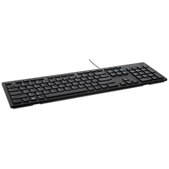 Dell KB216 Multimedia Keyboard with USB Interface, Chiclet Keys Style, Spill Resistance with 3 Indicator Lights | Plug and Play | Hot Keys: Volume, Mute, Play/Pause, Backward, Forward