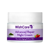 WishCare Collagen Boosting - Advance Repair Night Cream - With Retinol, Niacinamide, GrapeSeed, Sea Algae, Jojoba & Rosehip - For Anti-Aging, Skin Firming & Plumping Skin - 50 gm (WARNC50)