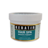 KERATINE PROFESSIONAL Premium Keratin Hair Spa Smooth Therapy | 100% Soft, Shine & Hair Repair | Infused With Brazilian Nut And Keratin | Treatment Protein Spa - Conditioning For Dry Damage-1 Count
