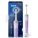 Oral B Vitality Pro with Sensitive Plus Rechargeable Electric Toothbrush for Adults, 3 Brushing Modes (Daily, Sensitive, Sensitive Plus), 2 Min Timer, IPX7 Water Resistant (Lilac)