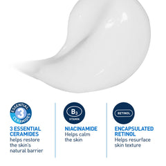 CeraVe Resurfacing Retinol Serum For Blemish-Prone Skin, Reduces Post Acne Marks & Pores, Formulated with Licorice Root Extract & Niacinamide, Non-Comedogenic, 30ml