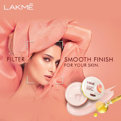 LAKMÉ Peach Milk Soft Crème Moisturizer for Face 200 g|| Daily Lightweight Whipped Cream with Vitamin E for Soft|| Glowing Skin - Non Oily 24h Moisture