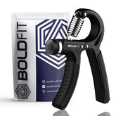Boldfit Adjustable Hand Grip Strengthener, Plastic Hand Gripper for Men & Women for Gym Workout Hand Exercise Equipment to Use in Home for Forearm Exercise, (5-40 Kg)Black