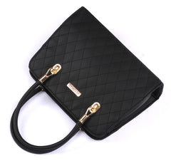 Keywest Women's Diamond Satchel Tote Handbag for Women | Ladies purse | Stylish Shoulder Bag | Gift For Woman | Black