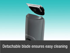 HAVELLS BT5100C Rechargeable Beard Trimmer (Grey) with Hypoallergenic Blades; Zero Trim with 0.5 Mm Precision;Upto 17Mm Length Setting for All Styles; 45 Min Runtime - Health and Beauty from Havells - Shop in Sri Lanka at Arcade.lk