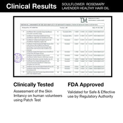 Soulflower Rosemary Lavender Hair Oil For Healthy Hair, Scalp Nourishment, Hair Growth - 100% Pure & Natural Undiluted Cold Pressed Oil, 120Ml