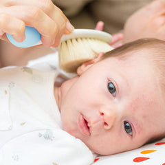 LuvLap Baby Comb with rounded Tips & Baby Hair Brush with Natural Bristles for better prrotection of baby's scalp (White & Blue) - Baby Product from LuvLap - Shop in Sri Lanka at Arcade.lk