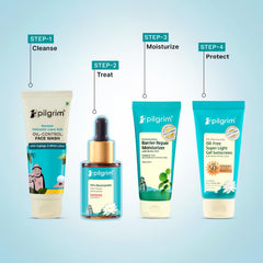 Pilgrim 10% Niacinamide Serum 30ml For Acne Marks|With 1% Zinc PCA, Salicylic & Hyaluronic Acid|Niacinamide Serum For Oily Skin, Acne-Prone, Combination, Normal Skin|Oil Control, Anti-Acne|Women & Men