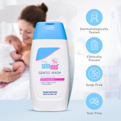Baby Sebamed Gentle Wash|pH 5.5|Baby Body Wash|Soap Free|Tear Free|200ml