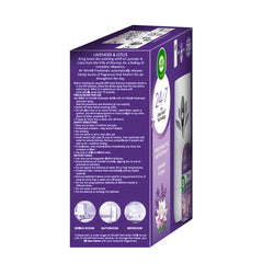Air Wick 250 ml - Lavender & Lotus, Refill + Automatic Spray| Freshmatic Air Freshener Kit | 2600 Sprays Guaranteed | Automatic Room Freshener, Bathroom Freshener and Room Spray