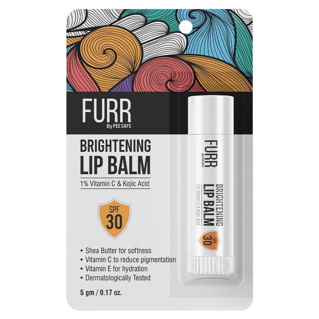 FURR 1% Vitamin C & Kojic Acid Brightening Lip Balm with SPF 30 | Heals, Hydrates FURR 1% Vitamin C & Kojic Acid Brightening Lip Balm with SPF 30 | Heals, Hydrates