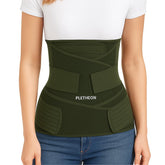 PLETHEON 3-in-1 Postpartum Abdominal Belt for Women – Belly, Waist & Pelvis Support | Post Pregnancy Recovery Belt | Maternity Tummy Wrap for Slimming & Back Pain Relief (Green)