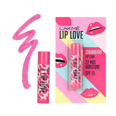 Lakme Lip Love Chapstick Strawberry Lip Balm, 4.5 g - Beauty from LAKMÉ - Shop in Sri Lanka at Arcade.lk
