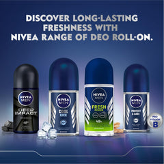 Check price of NIVEA MEN Fresh Active 50ml Deo Roll On | With Fresh Ocean Extracts| 48 H Freshness| 0% Alcohol in Sri Lanka | Arcade.lk