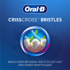 Check price of Oral B Criss Cross - Family pack of 4 toothbrushes – Medium,for adults,Manual,Multicolor in Sri Lanka | Arcade.lk