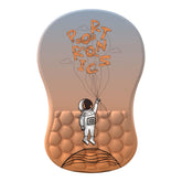 Portronics Comfipad Wrist Rest Mouse Pad with Soft Foam Cushion, Ergonomic Design, Wrist Support, Pain Relief, Non-Slip Base, Mousepad for Gaming, Laptop, PC, Computer(Orange) - Mouse Pads from Portronics - Shop in Sri Lanka at Arcade.lk