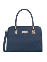 Keywest Women's Diamond Satchel Tote Handbag for Women | Ladies purse | Stylish Shoulder Bag | Gift For Woman | Blue