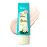 Pilgrim Korean White Lotus Tinted Sunscreen SPF 50+ PA++++ with 3% Niacinamide | No White Cast |Prevents Tanning | Lightweight | For All Skin Types | For Women and Men | 50ml
