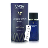 Vista Auto Care Aura Premium Car Perfume | Mediterranean Bliss 50 ml | Lasting Car Air Freshener Luxury Perfume | 600+ Sprays | Hanging Freshener Air Purifier