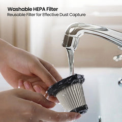 Portronics Mopcop Pro 2-in-1 Vacuum Cleaner & Air Blower, 10000Pa Powerful Suction, Handheld Cordless Design, Rechargeable Battery, Brushless DC Motor, Low Noise, for Car, Home, Appliances Cleaning