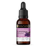 Soulflower Lavender Essential Oil | Skin Care, Hair Fall Control, Hair Growth, Relaxing Sleep|Lavandula Angustifolia |100% Pure, Organic, Natural & Undiluted, Ecocert Cosmos Organic Certified | 30ml