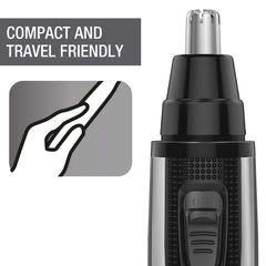Havells Ne6322 Nose & Ear Hair Trimmer,Battery Operated & Easy To Carry (Black), Unisex - Personal Care Appliances from Havells - Shop in Sri Lanka at Arcade.lk