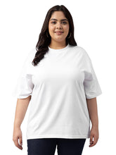 JUNEBERRY® 100% Pure Cotton Oversized Baggy Fit Core Solid Half Sleeve Plus Size T-Shirt for Women & Girls (Sizes: 2XL to 5XL)