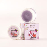 Pilgrim Spanish Squalane Lip Scrub (Blueberry) for Women & Men - Smooth Lips | Dark Lip Scrub with Sugar & Shea Butter for Gentle Exfoliation, Hydrated, Soft Lips | 8 gm