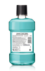Listerine Cavity Fighter Mouthwash Liquid, Removes 99.9% Germs, prevents cavities, 250ml (Pack of 1)