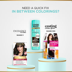 L'Oréal Paris Instant Root Concealer Spray, Ideal for Touching Up Grey Root Regrowth, Magic Retouch, 1 Black, 75ml