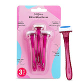Sirona Bikini Line Trimming Razor for Women - Pack of 3, Razor for Sensitive Area | Reusable Razor | Safe & Clean | Irritation Free Shave - Drugstore from Sirona - Shop in Sri Lanka at Arcade.lk