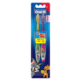 Check price of Oral B Kids Manual Toothbrush, Tom & Jerry, Extra Soft Bristles And Easy To Hold Handle (Age 2+) Pack Of 2, Multicolour in Sri Lanka | Arcade.lk