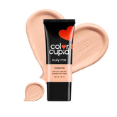 Color Cupid Truly Me Liquid Foundation | High Coverage, Easy Blend | Everyday Comfort, Longwear, Second skin finish | Triple power of Niacinamide, Ceramides and Hyaluronic Acid | Vanilla | 30ml