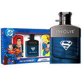 Involve Your Senses Superman Car Perfume Spray with 3 Hanging Cards | DC OFFICIAL MERCHANDISE from Warner Bros | Freshen Up Your Car with Strong Aquatic Notes - WBSPR03-50ml | Car Air Freshener