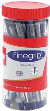 Cello Finegrip Ball Pen | Blue Ball Pens | Jar of 25 Units | Best Ball Pens for Smooth Writing | Ball Point Pen Set | Pens for Students and Professionals Stationery - Office Product from Cello - Shop in Sri Lanka at Arcade.lk