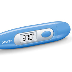Beurer Glass 791.13 Digital Fever Oral Thermometer Ft09 Medicinal Temperature Measurment (Blue), Pack Of 1